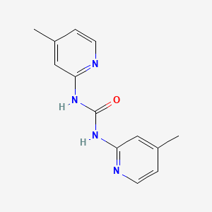 molecular formula C13H14N4O B3167482 1,3-双(4-甲基吡啶-2-基)脲 CAS No. 92023-86-4
