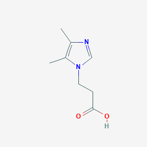 molecular formula C8H12N2O2 B3167502 3-(4,5-dimethyl-1H-imidazol-1-yl)propanoic acid CAS No. 920479-15-8