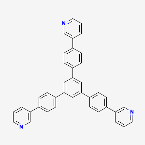 molecular formula C39H27N3 B3167540 3,3'-(5'-(4-(Pyridin-3-yl)phenyl)-[1,1':3',1''-terphenyl]-4,4''-diyl)dipyridine CAS No. 921205-02-9
