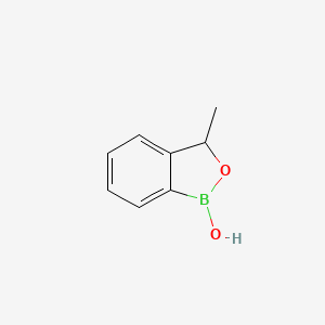 molecular formula C8H9BO2 B3167562 3-Methyl-1,3-dihydro-2,1-benzoxaborol-1-ol CAS No. 92203-40-2