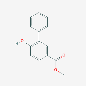 molecular formula C14H12O3 B3167566 Methyl 6-hydroxy-[1,1'-biphenyl]-3-carboxylate CAS No. 92254-29-0