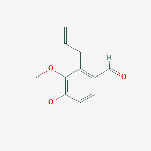 molecular formula C12H14O3 B3167646 2-Allyl-3,4-dimethoxybenzaldehyde CAS No. 92345-90-9