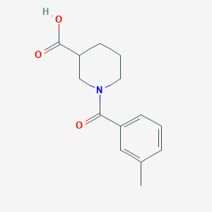 1-(3-Methylbenzoyl)piperidine-3-carboxylic acid