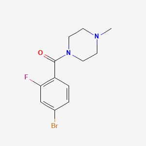Methanone, (4-bromo-2-fluorophenyl)(4-methyl-1-piperazinyl)-