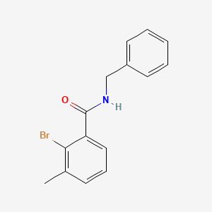 molecular formula C15H14BrNO B3167734 N-Benzyl-2-bromo-3-methylbenzamide CAS No. 924660-38-8