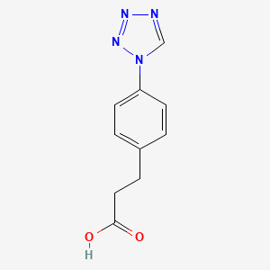 B3167767 3-[4-(1H-tetrazol-1-yl)phenyl]propanoic acid CAS No. 924858-72-0