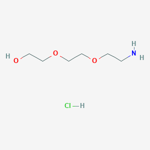 molecular formula C6H16ClNO3 B3167813 Ethanol, 2-[2-(2-aminoethoxy)ethoxy]-, hydrochloride CAS No. 92505-84-5
