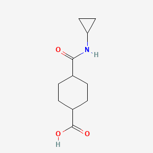 (1r,4r)-4-(Cyclopropylcarbamoyl)cyclohexane-1-carboxylic acid