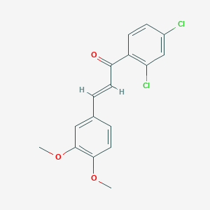 (E)-1-(2,4-dichlorophenyl)-3-(3,4-dimethoxyphenyl)prop-2-en-1-one