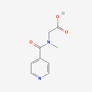 molecular formula C9H10N2O3 B3167873 2-[Isonicotinoyl(methyl)amino]acetic acid CAS No. 926192-17-8