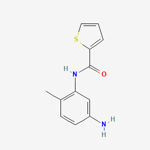 molecular formula C12H12N2OS B3167884 N-(5-Amino-2-methylphenyl)-2-thiophenecarboxamide CAS No. 926195-86-0