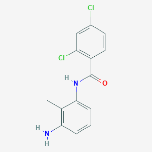 N-(3-Amino-2-methylphenyl)-2,4-dichlorobenzamide