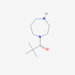 molecular formula C10H20N2O B3167900 1-(1,4-Diazepan-1-yl)-2,2-dimethylpropan-1-one CAS No. 926198-21-2