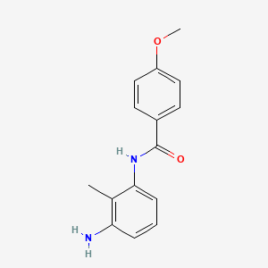 N-(3-Amino-2-methylphenyl)-4-methoxybenzamide