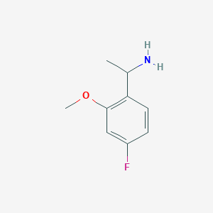 1-(4-Fluoro-2-methoxyphenyl)ethan-1-amine