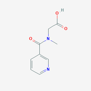 molecular formula C9H10N2O3 B3167950 2-[Methyl(3-pyridinylcarbonyl)amino]acetic acid CAS No. 926217-00-7