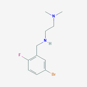 molecular formula C11H16BrFN2 B3167967 N1-(5-bromo-2-fluorobenzyl)-N2,N2-dimethylethane-1,2-diamine CAS No. 926220-40-8