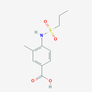 3-Methyl-4-(propane-1-sulfonamido)benzoic acid