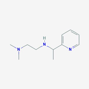 molecular formula C11H19N3 B3168002 N,N-Dimethyl-N'-(1-pyridin-2-ylethyl)ethane-1,2-diamine CAS No. 926225-42-5