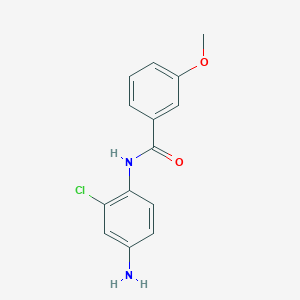 molecular formula C14H13ClN2O2 B3168059 N-(4-Amino-2-chlorophenyl)-3-methoxybenzamide CAS No. 926236-30-8