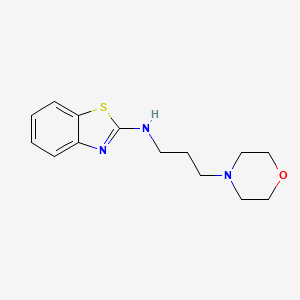 N-(3-morpholin-4-ylpropyl)-1,3-benzothiazol-2-amine