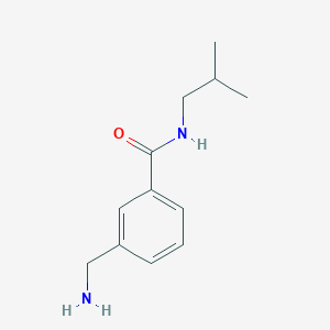 molecular formula C12H18N2O B3168142 3-Aminomethyl-N-isobutylbenzamide CAS No. 926257-70-7