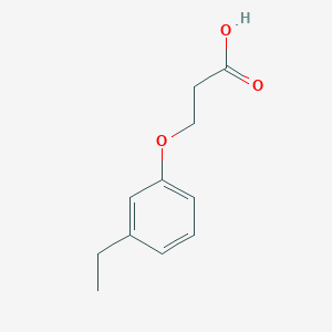 molecular formula C11H14O3 B3168158 3-(3-Ethylphenoxy)propanoic acid CAS No. 926260-79-9