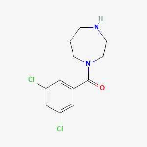 molecular formula C12H14Cl2N2O B3168184 1-(3,5-Dichlorobenzoyl)-1,4-diazepane CAS No. 926268-06-6