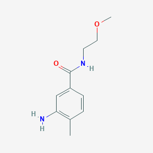 molecular formula C11H16N2O2 B3168188 3-Amino-N-(2-methoxyethyl)-4-methylbenzamide CAS No. 926268-66-8