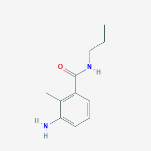 molecular formula C11H16N2O B3168196 3-Amino-2-methyl-N-propylbenzamide CAS No. 926270-48-6