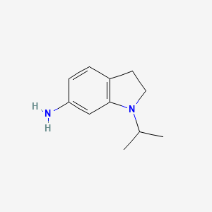 molecular formula C11H16N2 B3168297 1-异丙基吲哚啉-6-胺 CAS No. 927684-86-4