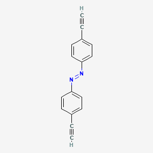 molecular formula C16H10N2 B3168337 Diazene, bis(4-ethynylphenyl)- CAS No. 92792-15-9