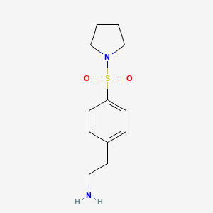 2-[4-(Pyrrolidin-1-ylsulfonyl)phenyl]ethanamine