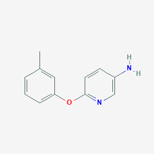 molecular formula C12H12N2O B3168379 6-(3-Methylphenoxy)pyridin-3-amine CAS No. 928003-17-2