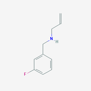 molecular formula C10H12FN B3168387 [(3-Fluorophenyl)methyl](prop-2-en-1-yl)amine CAS No. 928330-38-5
