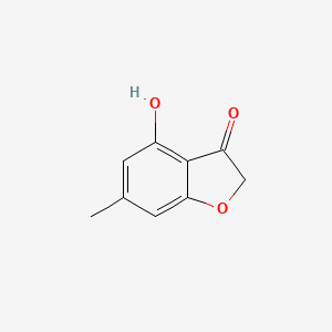 molecular formula C9H8O3 B3168450 4-Hydroxy-6-methyl-1-benzofuran-3(2H)-one CAS No. 929339-01-5