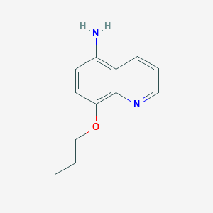 molecular formula C12H14N2O B3168462 8-Propoxyquinolin-5-amine CAS No. 929341-51-5