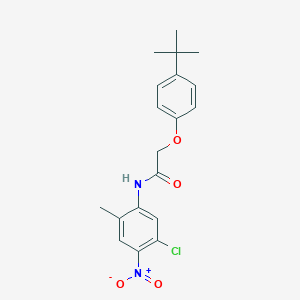 2-(4-tert-butylphenoxy)-N-(5-chloro-2-methyl-4-nitrophenyl)acetamide