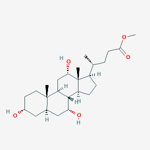B031685 3alpha,7alpha,12alpha-Trihydroxy-5alpha-cholan-24-oic acid Methyl ester CAS No. 861-83-6