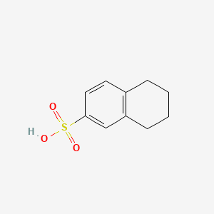 molecular formula C10H12O3S B3168520 5,6,7,8-tetrahydronaphthalene-2-sulfonic Acid CAS No. 93-12-9