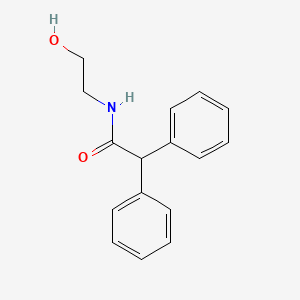 N-(2-hydroxyethyl)-2,2-diphenylacetamide