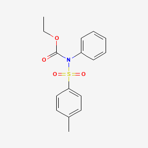 molecular formula C16H17NO4S B3168531 Ethyl N-(4-methylbenzenesulfonyl)-N-phenylcarbamate CAS No. 93009-50-8