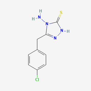 4-amino-5-(4-chlorobenzyl)-4H-1,2,4-triazole-3-thiol