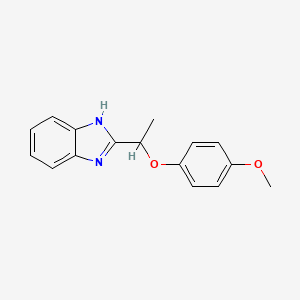 2-[1-(4-methoxyphenoxy)ethyl]-1H-benzimidazole