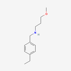 molecular formula C13H21NO B3168683 [(4-Ethylphenyl)methyl](3-methoxypropyl)amine CAS No. 932216-14-3