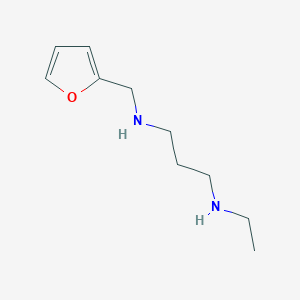 molecular formula C10H18N2O B3168686 N1-Ethyl-N3-(2-furylmethyl)-1,3-propanediamine CAS No. 932228-99-4