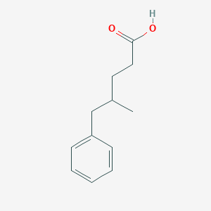 molecular formula C12H16O2 B3168731 4-Methyl-5-phenylpentanoic acid CAS No. 93273-41-7