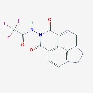 molecular formula C16H9F3N2O3 B316879 N-(1,3-dioxo-1,3,6,7-tetrahydro-2H-indeno[6,7,1-def]isoquinolin-2-yl)-2,2,2-trifluoroacetamide 