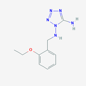molecular formula C10H14N6O B316881 N-(5-amino-1H-tetraazol-1-yl)-N-(2-ethoxybenzyl)amine 
