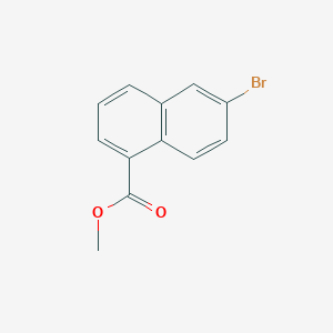 molecular formula C12H9BrO2 B3168856 6-溴萘-1-甲酸甲酯 CAS No. 93353-66-3